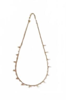 NEW GOLDFI women's sparkling necklace in gold